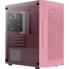Gabinete Gamer Aerocool Trinity Mini Pink *Com 1 Fan Sem Led* - Micro-ATX e Mini-ITX
