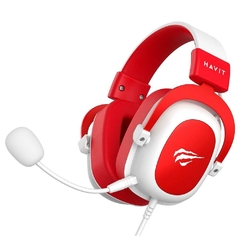 Headset Gamer Havit H2002D Red/White - comprar online