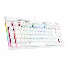 Teclado Óptico 80% Redragon Magic Wand Pro White RGB Switch Blue - WZetta: Pcs, Eletrônicos, Áudio, Vídeo e mais