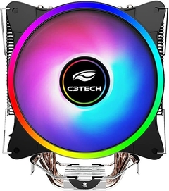 Air Cooler C3Tech FC-L100 Led RGB AMD/Intel - comprar online
