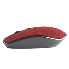 Mouse Sem Fio USB GT Colors em Tecido Red - comprar online