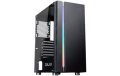 Gabinete Gamer Galax Quasar Black c/ Led RGB Frontal s/ Fan Led - ATX, Micro-ATX e Mini-ITX - comprar online