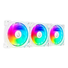 Kit 3 Cooler Fan Rise Mode 120mm RM-CF-02-ARGB na internet