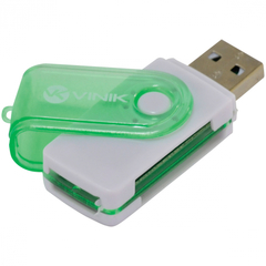 Leitor De Cartão Vinik USB 2.0 4 Em 1 - comprar online