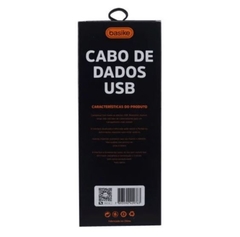 Cabo Cel 3 Vias Basike Micro USB V8, USB C, Lightning 1.20M 2.4A - comprar online