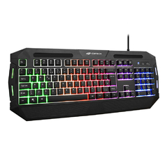 Teclado Semi Mecânico C3Tech KG-80BK RGB - comprar online