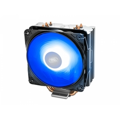 Air Cooler Deepcool Gammaxx 400 V2 120mm Led Azul Intel/AMD LGA1700 | AM4 HeatPipe: 4 (6mm) TPD: 150W ± 10% - DP-MCH4-GMX400V2-BL - comprar online