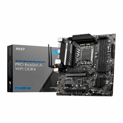 Placa Mãe LGA1700 B660 DDR4 c/ 2 M.2 e 4 Slot Memória 12ª Geração MSI PRO 1 Ano de Garantia - comprar online