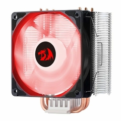 Air Cooler Redragon Buri 120mm Led Vermelho Intel/AMD LGA1700/1366 | AM4 HeatPipe: 4 (6mm) TDP: 150W - CC-1055R na internet