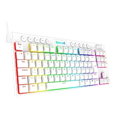 Teclado Gamer Mecânico Redragon Horus TKL RGB White Switch Blue - comprar online