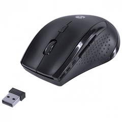Mouse Sem Fio Bluetooth Vinik DM120 Hibrido 2.4GHZ + Bluetooth 4.0 USB 1200DPI Dynamic Ergo Black - comprar online