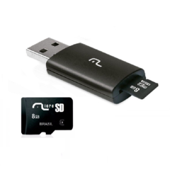 Kit 2 em 1 Pen Drive + Cartão de Memória 8GB Multilaser - comprar online