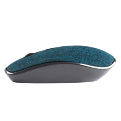 Mouse Sem Fio USB GT Colors em Tecido Blue - comprar online