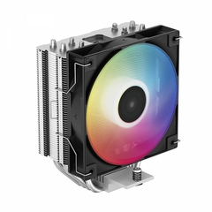 Air Cooler Deepcool Gammaxx AG400 120mm Led Rainbow Intel/AMD LGA1700 | AM5 HeatPipe: 4 (6mm) TPD: 220W ± 10% - R-AG400-BKLNMC-G-1 - comprar online