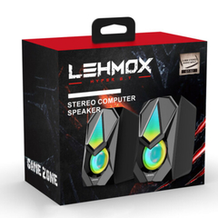 Caixa De Som Gamer Lehmox Rgb 6W Rms - comprar online