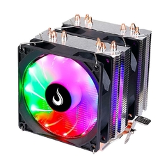 Air Cooler Rise Mode G800 2/90mm Led Rainbow Intel/AMD LGA1200 | AM4 HeatPipe: 6 (6mm) TDP: 130W - RM-AC-O8-RGB - comprar online