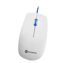 Mouse Óptico USB GT Colors Branco/Azul 1.000 DPI - comprar online
