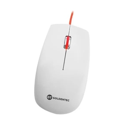 Mouse Óptico USB GT Colors Branco/Vermelho 1.000 DPI - comprar online
