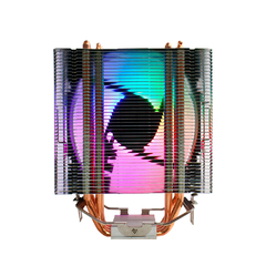 Air Cooler C3Tech Black FC-L110M 120mm Led Rainbow Intel/AMD LGA1200/1366 | AM4 HeatPipe: 4 (6mm) TDP:165W - FC-L150RGB - comprar online