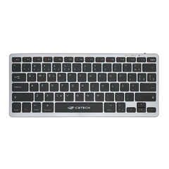 Teclado Sem Fio Bluetooth C3Tech K-BT50BK Recarregável