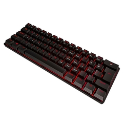 Teclado Gamer Mecânico 60% PCYes Zot Black Single Color Switch Red - comprar online