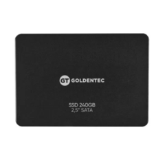 SSD 240GB Goldentec Sata III Leitura 450MB/S Gravacao 400MB/S - 1 Ano de Garantia