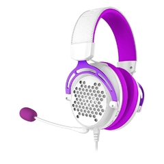 Headset Gamer Redragon Diomedes Purple/White P3 C/ Adaptador USB e C/ Adaptador P2 (Pega em Todas as Plataformas) - comprar online