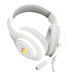 Headset Gamer Redragon Hylas Lunar White Led RGB P2 C/ Adaptador P3 (Pega em Todas as Plataformas) - comprar online