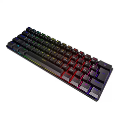 Teclado Mecânico 60% Pcyes Zot Black RGB Switch Blue - comprar online