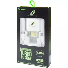 Carregador Turbo Com Cabo USB C Flex XC-UR28 na internet