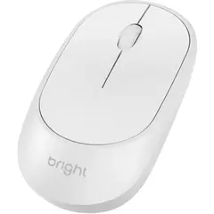 Mouse Sem Fio Bright MS001 Branco na internet