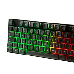 Teclado Semi Mecânico Fortrek BlackFire New Rainbow na internet