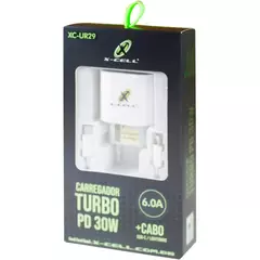 Carregador Turbo Com Cabo X-Cell 6.0A 30W Lightning XC-UR29 na internet