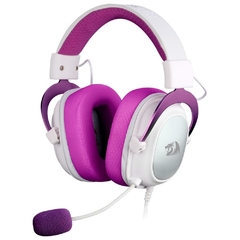 Headset Gamer Redragon Hero White/Purple P3 C/ Adaptador P2 (Pega em Todas as Plataformas) na internet