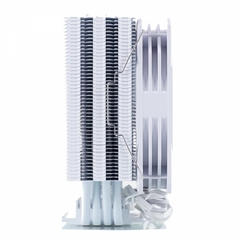 Air Cooler Boreas E1-410WH White 120mm Led ARGB (3 Pinos 5V Controlar) Intel/AMD LGA1700/2066/2011 | AM4 HeatPipe: 4 (6mm) - BOREAS E1-410 WH na internet