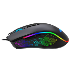 Mouse Gamer C3Tech Ravage MG-720BK Black Rgb 12.800DPI na internet