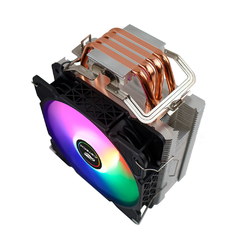 Air Cooler C3Tech Black FC-L110M 120mm Led Rainbow Intel/AMD LGA1200/1366 | AM4 HeatPipe: 4 (6mm) TDP:165W - FC-L150RGB na internet