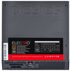 Fonte ATX 750W Real PFC Ativo 80 Plus Bronze Pcyes Electro V2 - 3 Anos de Garantia - WZetta: Pcs, Eletrônicos, Áudio, Vídeo e mais