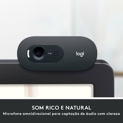 Webcam Logitech C505 720P HD 30 FPS com Microfone 3 MP USB na internet