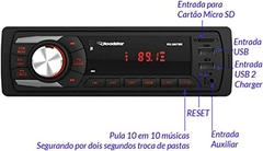 Som Automotivo Roadstar RS-2607BR com Controle 25W MP3 USB/Micro SD/Aux na internet