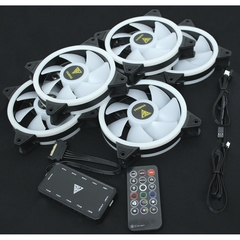 Kit 5 Cooler Fan Gamdias 120mm Aeolus M2 c/ Controladora e Controle - WZetta: Pcs, Eletrônicos, Áudio, Vídeo e mais