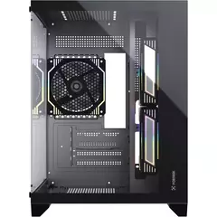 Gabinete Gamer Fortrek Clarity Black *Sem Fan* - Micro-ATX e Mini-ITX - WZetta: Pcs, Eletrônicos, Áudio, Vídeo e mais