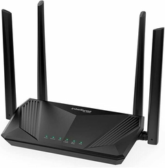 Roteador Wi-Fi 5GHz Intelbras W6-1500 5GHz: 1200Mbps e 2.4GHz: 300Mbps na internet