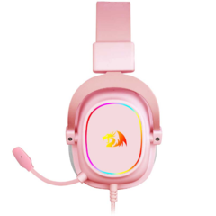 Headset Gamer Redragon Zeus X Pink Led RGB Surround 7.1 USB - WZetta: Pcs, Eletrônicos, Áudio, Vídeo e mais