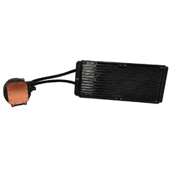 Water Cooler Rise Mode Black 240mm Led RGB (*Ligar Led na Placa Mãe RGB 4 Pinos 12V) Intel/AMD LGA1700/1366/2011 | AM5 TDP: 180W - RM-WCB-02-RGB na internet