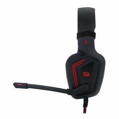 Headset Gamer Redragon Muses 2 Black Led Surround 7.1 USB - WZetta: Pcs, Eletrônicos, Áudio, Vídeo e mais