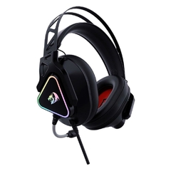 Headset Gamer Redragon Cadmus Black Led RGB Surround 7.1 USB - WZetta: Pcs, Eletrônicos, Áudio, Vídeo e mais