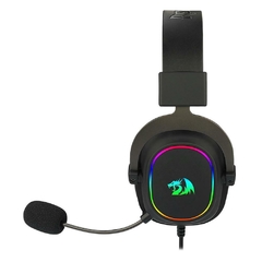 Headset Gamer Redragon Zeus X Black Led RGB Surround 7.1 USB - WZetta: Pcs, Eletrônicos, Áudio, Vídeo e mais