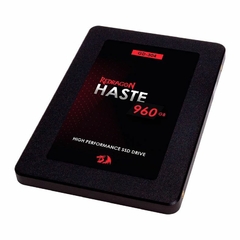 SSD 960GB Redragon Haste Sata III Leitura 550MB/S Gravacao 480MB/S - 1 Ano de Garantia - WZetta: Pcs, Eletrônicos, Áudio, Vídeo e mais