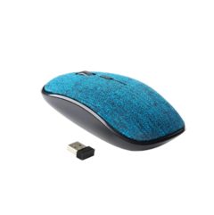 Mouse Sem Fio USB GT Colors em Tecido Blue - WZetta: Pcs, Eletrônicos, Áudio, Vídeo e mais
